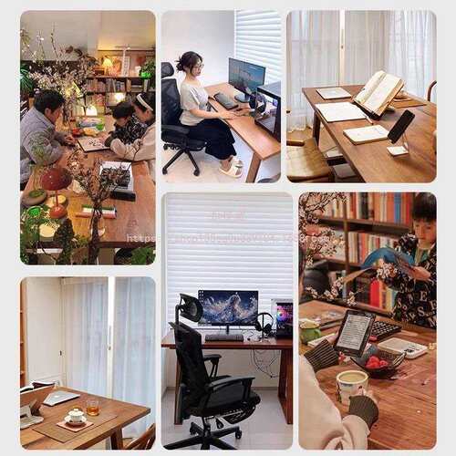 尔优威写字台双人实木书桌家用桌子简约办公桌长条学习桌电脑桌大