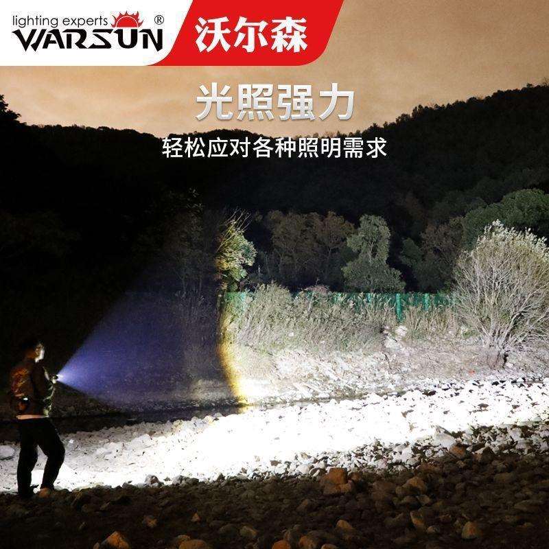 沃尔森厂家R3工作灯户外磁铁汽修维修超亮强光修车充电照明手电筒
