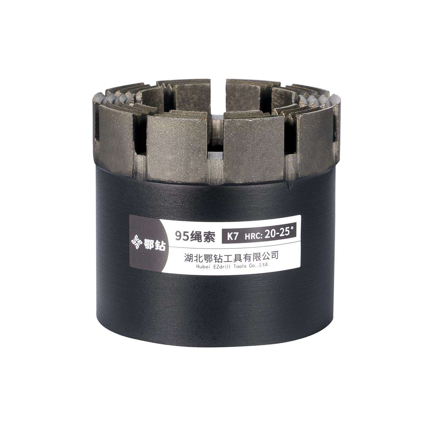 鄂钻S95绳索取芯钻头老地标新地标热压金刚石取芯钻头钻具高品质