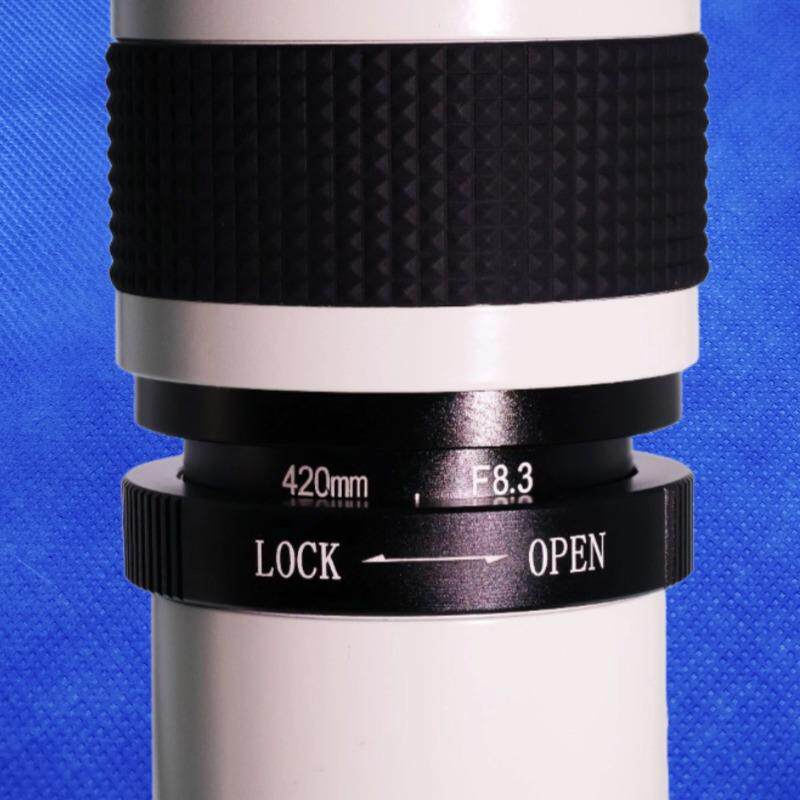 420-800mm F8.3-16手动镜头变焦远摄镜头全画幅单反探月拍鸟摄影