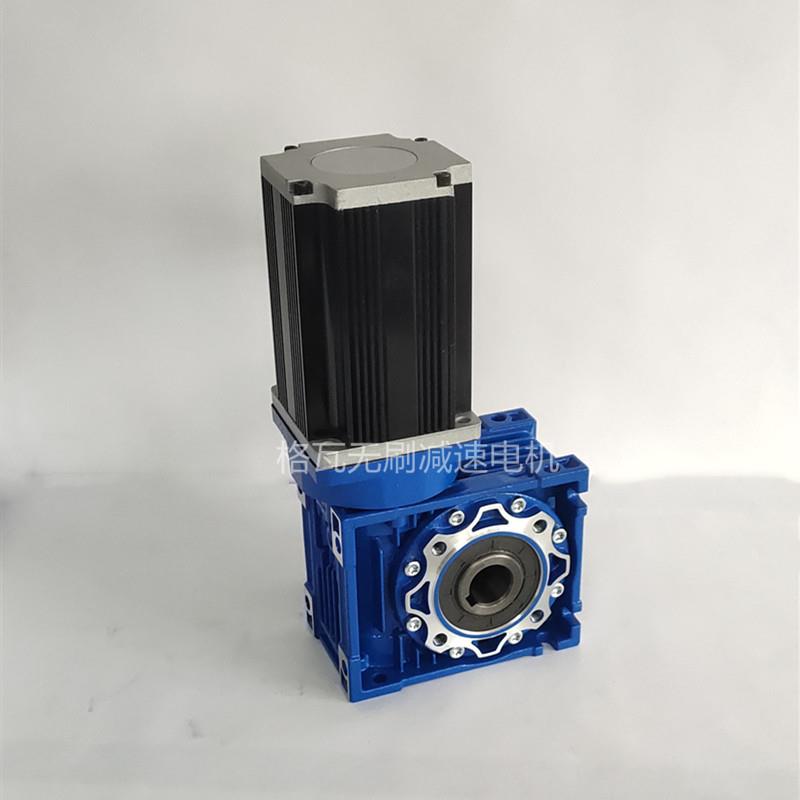 格瓦微型48V无刷直流电机25W~2KW 一体化VF030~110圆形蜗轮减速机