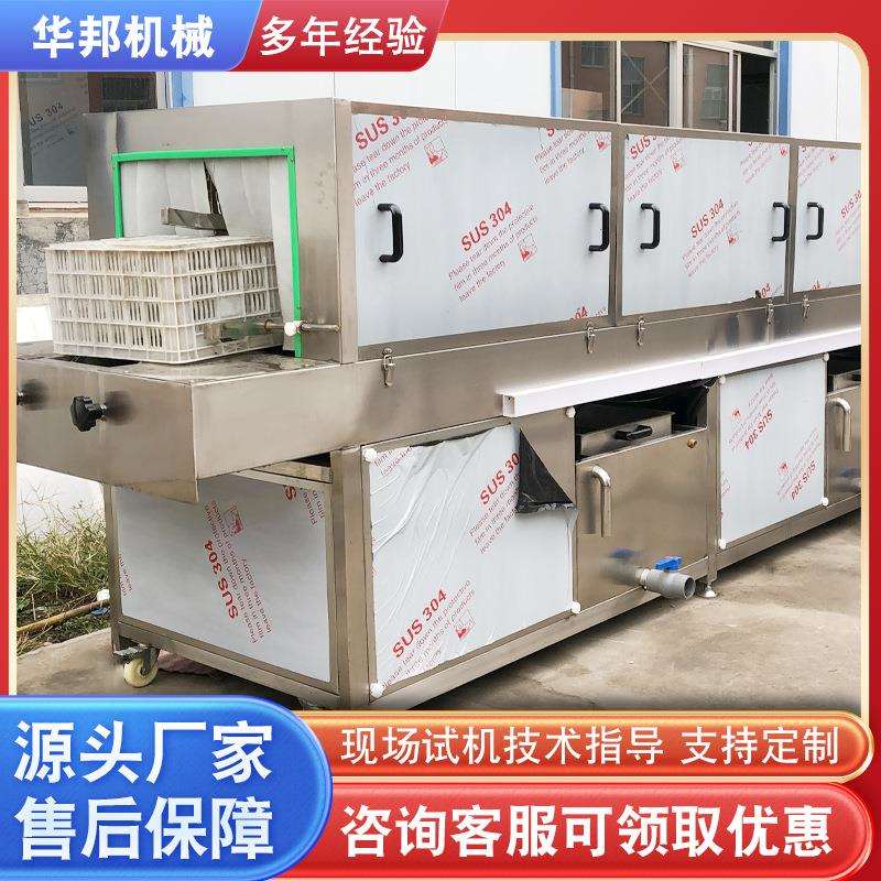 高压喷淋自动洗筐机图片 不锈钢洗筐机生产厂家 塑料筐清洗机价格