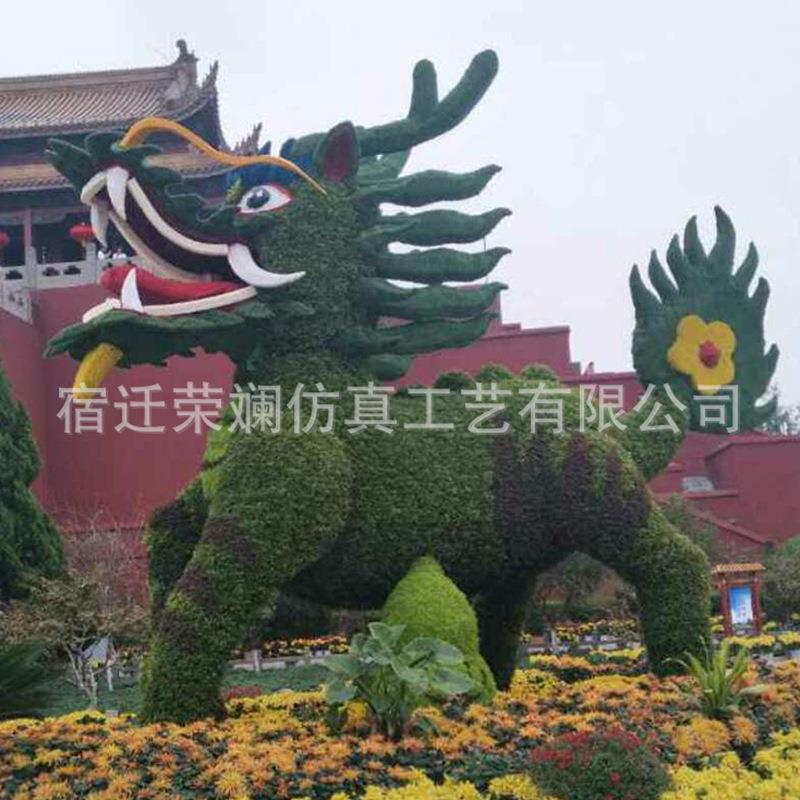 稻草人仿真动物造型稻草人工艺品稻草草编艺术公园稻草雕塑