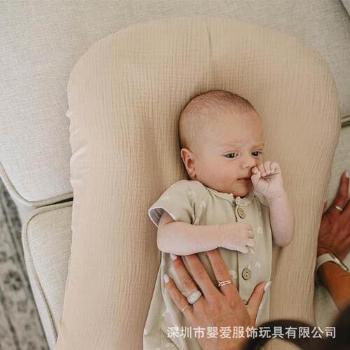 跨境婴儿床中床外罩棉纱Muslin可移动宝宝睡床防压可拆洗床套子