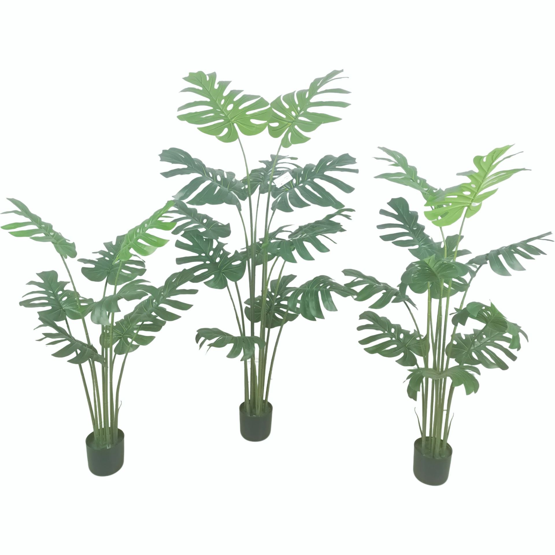 北欧仿真植物仿生绿植装饰摆件假龟背竹客厅室内落地盆栽树高仿真