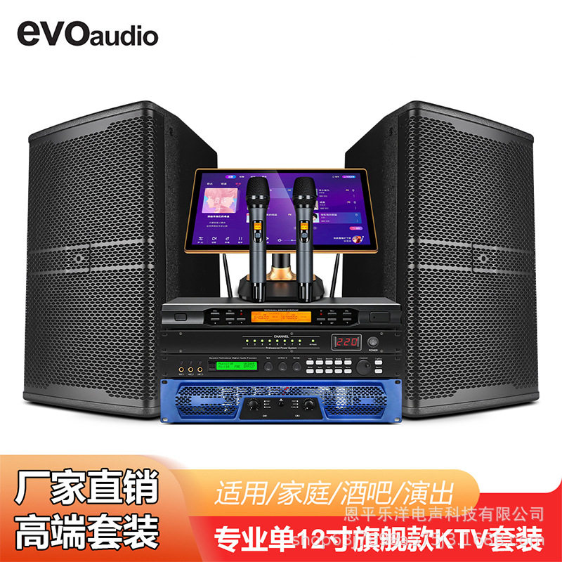 专业舞台KTV套装音箱家庭式卡拉OK点歌机家庭娱乐套装音响k歌家用