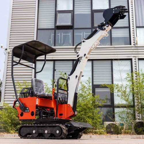 源头厂家HT08小型挖掘机 果园农用履带式挖沟机 出口家用挖掘机