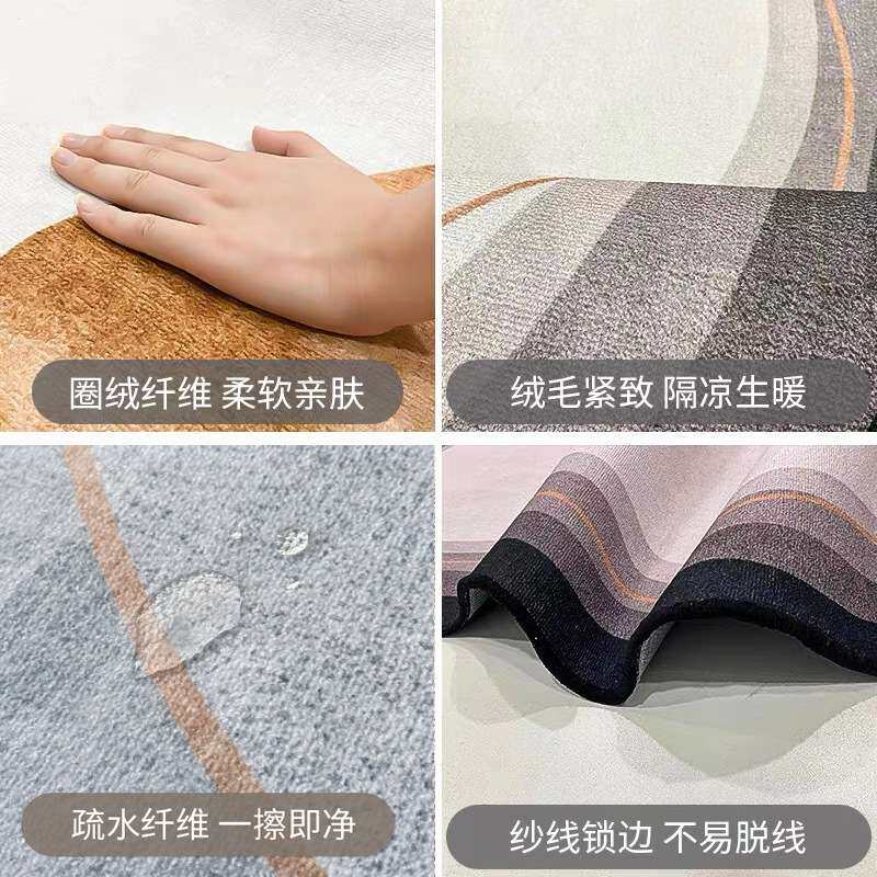 加厚比利时圈绒客厅地毯耐脏易打理沙发茶几地毯垫卧室满铺地垫