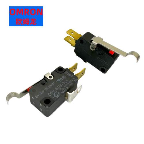 进口大微动开关D3V-64M-1C4微动复位开关微波炉门检测电源按键6A