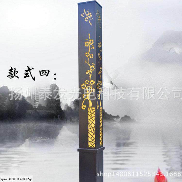 小区景观灯庭院户外灯3米4米5米方灯LED高杆铝灯超亮方灯