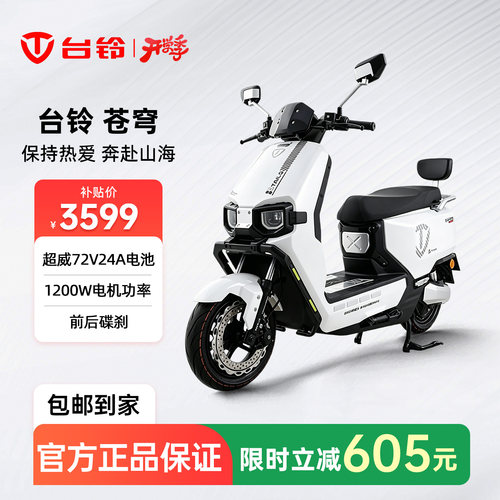 台铃智能铅酸电池72V24Ah长续航