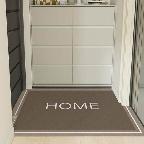 进门地垫入户门防滑脚垫家用门口PVC皮革门垫可擦免洗玄关垫