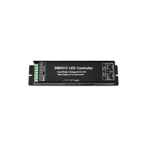 厂家直销4通道显示屏DMX512控制器RGBW舞台灯DMX512控制器工程用