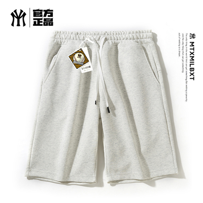 26夏季新款华棉洋基队潮牌印花短裤男女同款潮牌运动休闲五分裤F1
