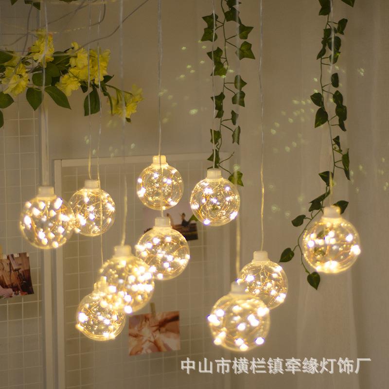 婚庆道具10头铜丝灯泡吊串地插装饰灯婚礼堂橱窗装饰品迎宾区摆件