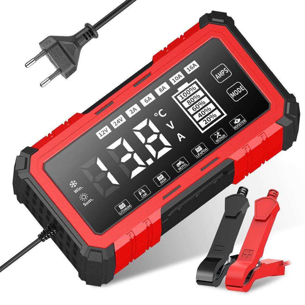 12V24V15A 磷酸铁锂铅酸蓄电池 汽车电瓶充电器 12V充电器