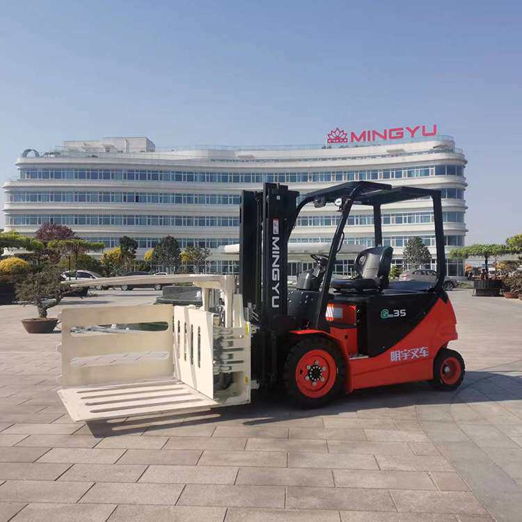 明宇旋转推出器叉车电动叉车夹抱机叉车属具1.5吨叉车