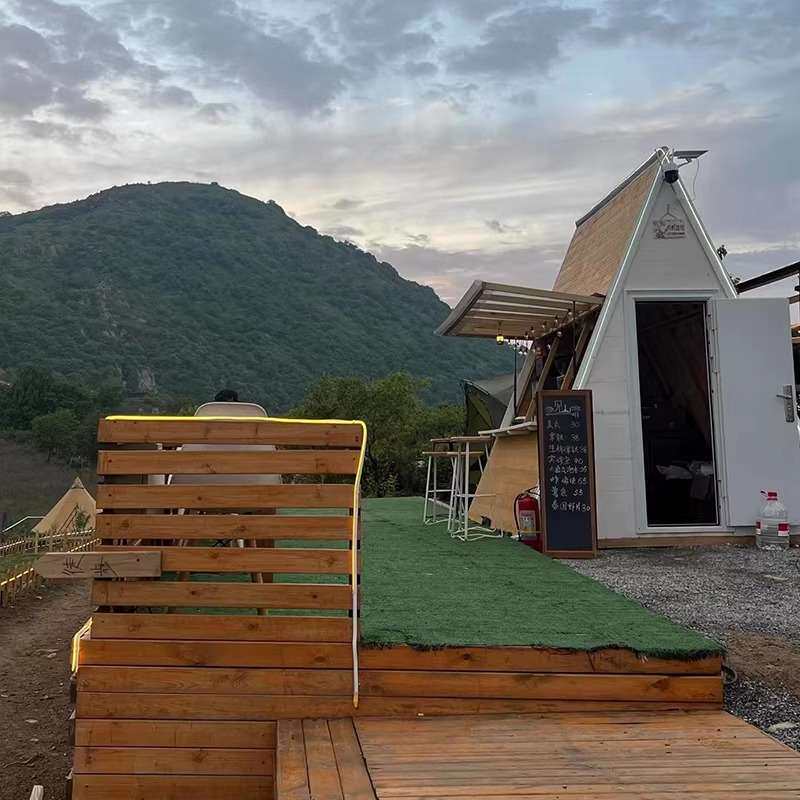 景区可移动售货亭户外庭院木屋露营民宿设备房杂物间置物房商用