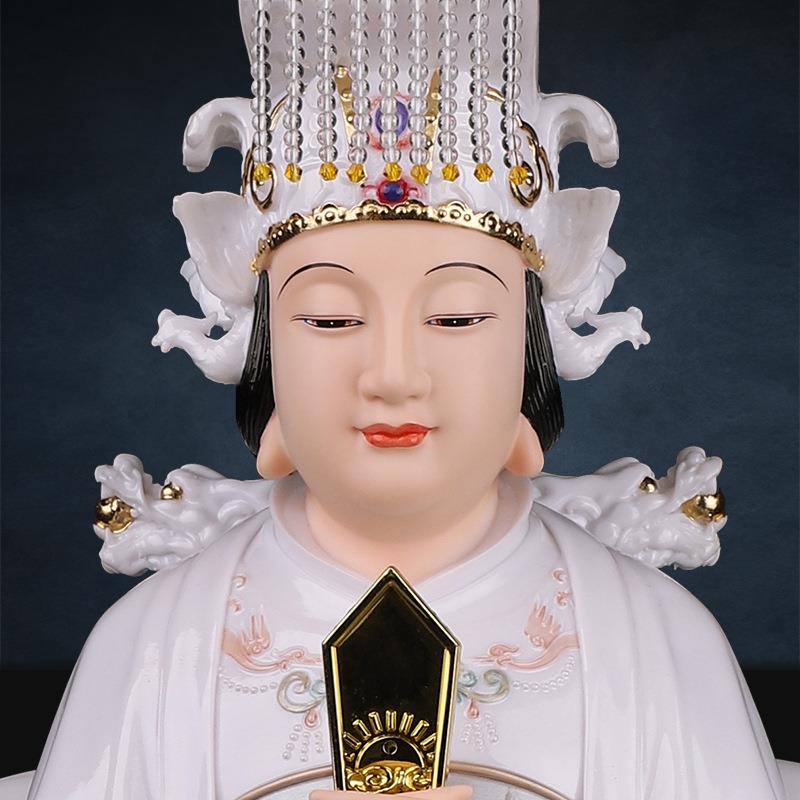 树脂妈祖雕像供奉家用湄洲岛海神妈祖天上圣母娘娘神像客厅摆件