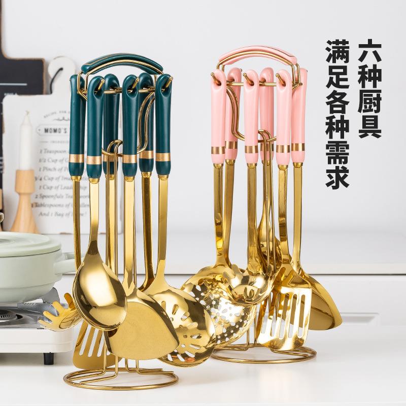 悍乐厨房调味罐调料组合套装铲子厨具锅铲勺子筷子筒组合套装