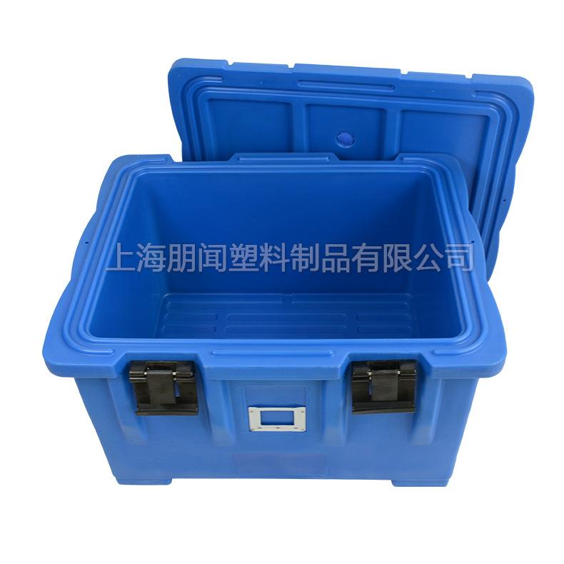 朋闻 B110L滚塑食品保温箱学校食堂配餐箱保温周转箱带轮子