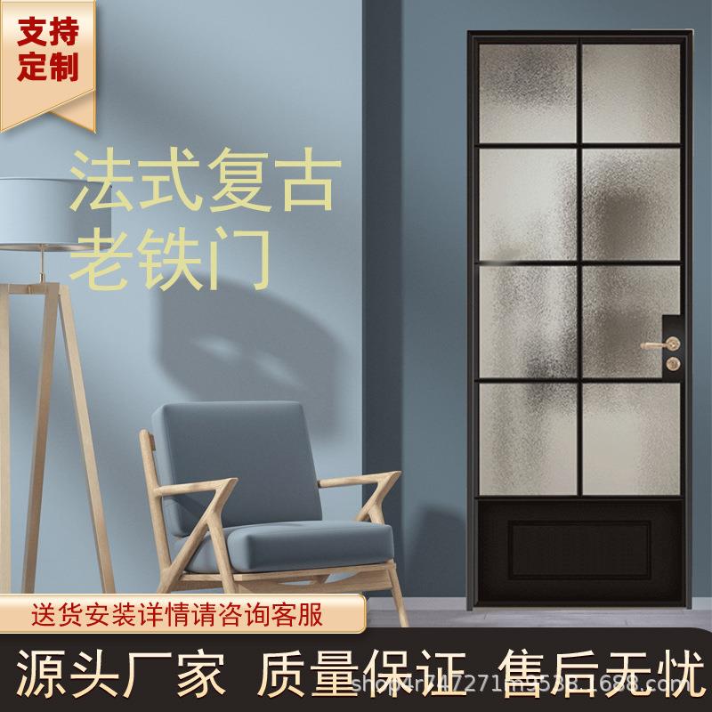 老铁门铝合金卫生间门平开门厨房门门浴室门房间门隔音门室内门