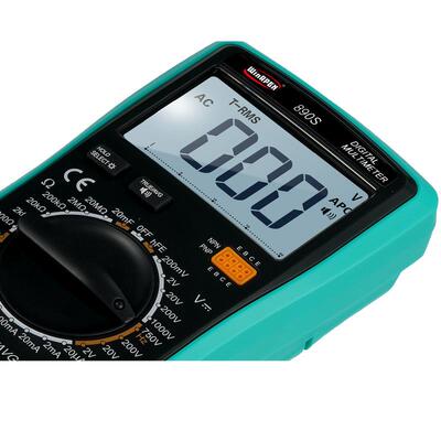 汉研TRUE/AVG/NCV功能AC/DC电压电流890s测量语音报值数字万用表