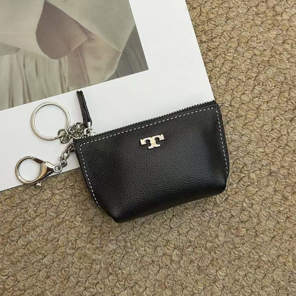 TANGFEEL韩版小众真皮可爱小零钱包拉链小卡包柔软头层牛皮钥匙包