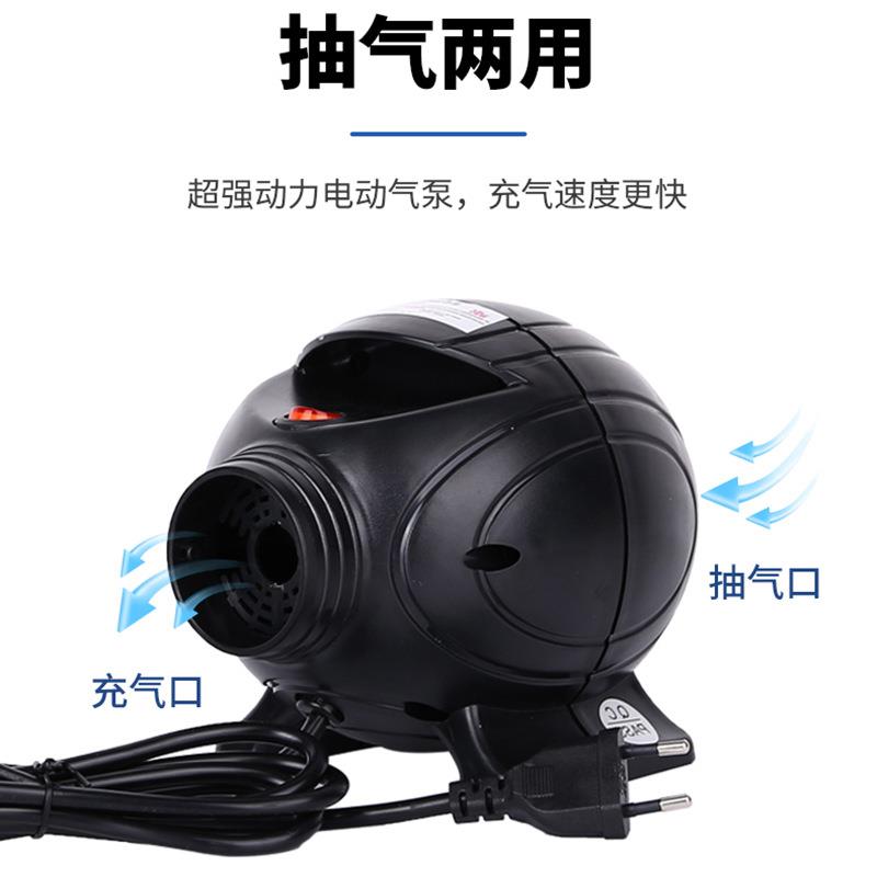 现货120V电动充气泵大功率800W水上充气床皮划艇充气泵充抽两用