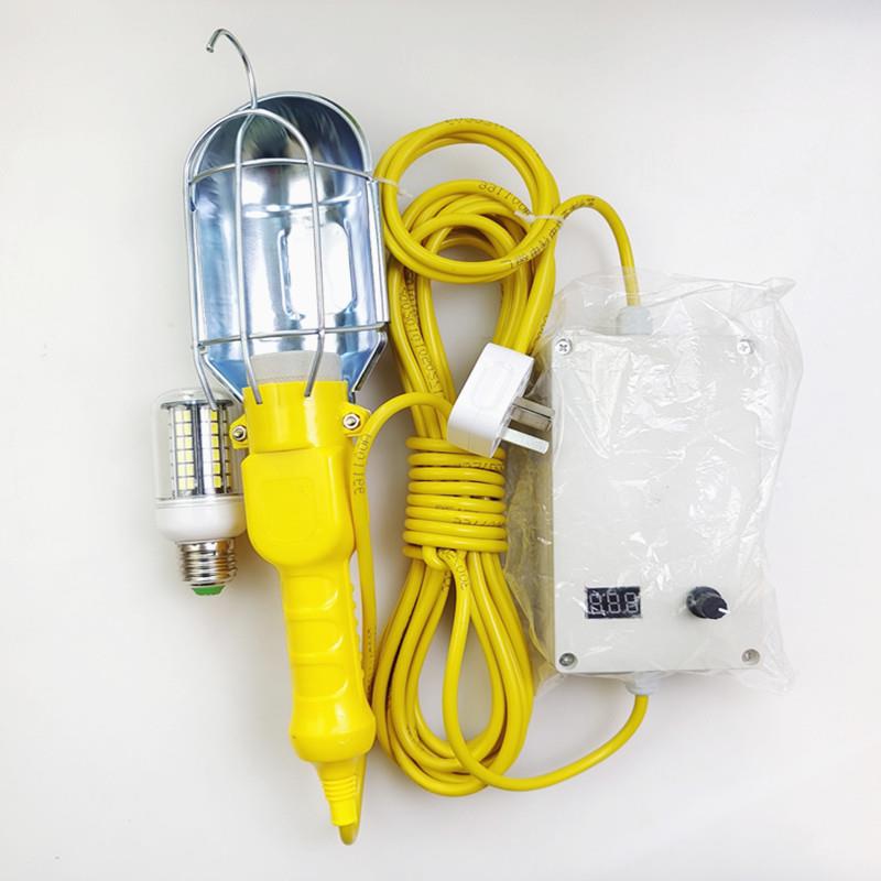 LED工作灯 旋转按钮可调压检修灯 带显示屏10-36V自带变压器行灯