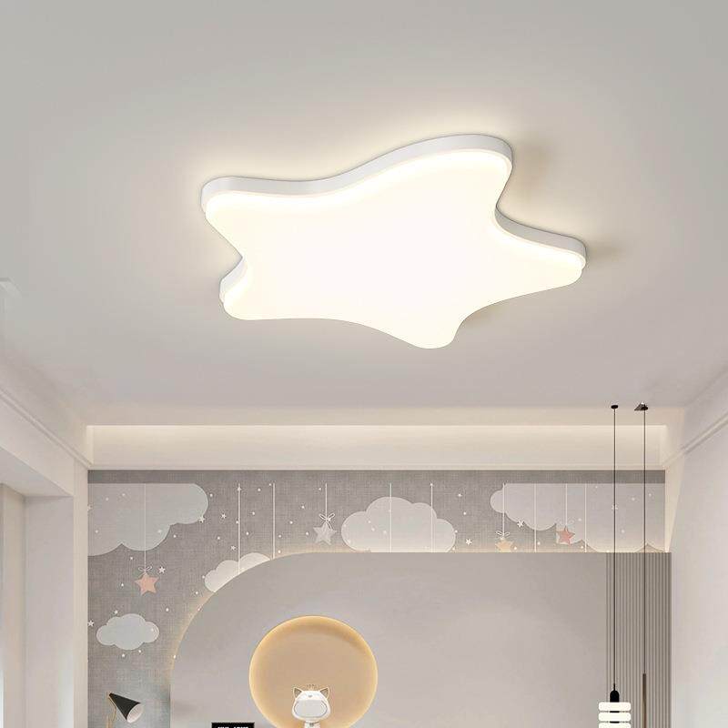 【严选】儿童房卧室奶油风现代简约全光谱护眼海星吸顶灯中山灯具