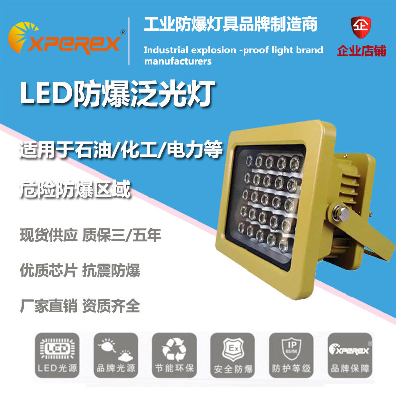 加油站防爆灯led防爆灯加气站灯仓库应急灯工地马路灯照明泛光灯