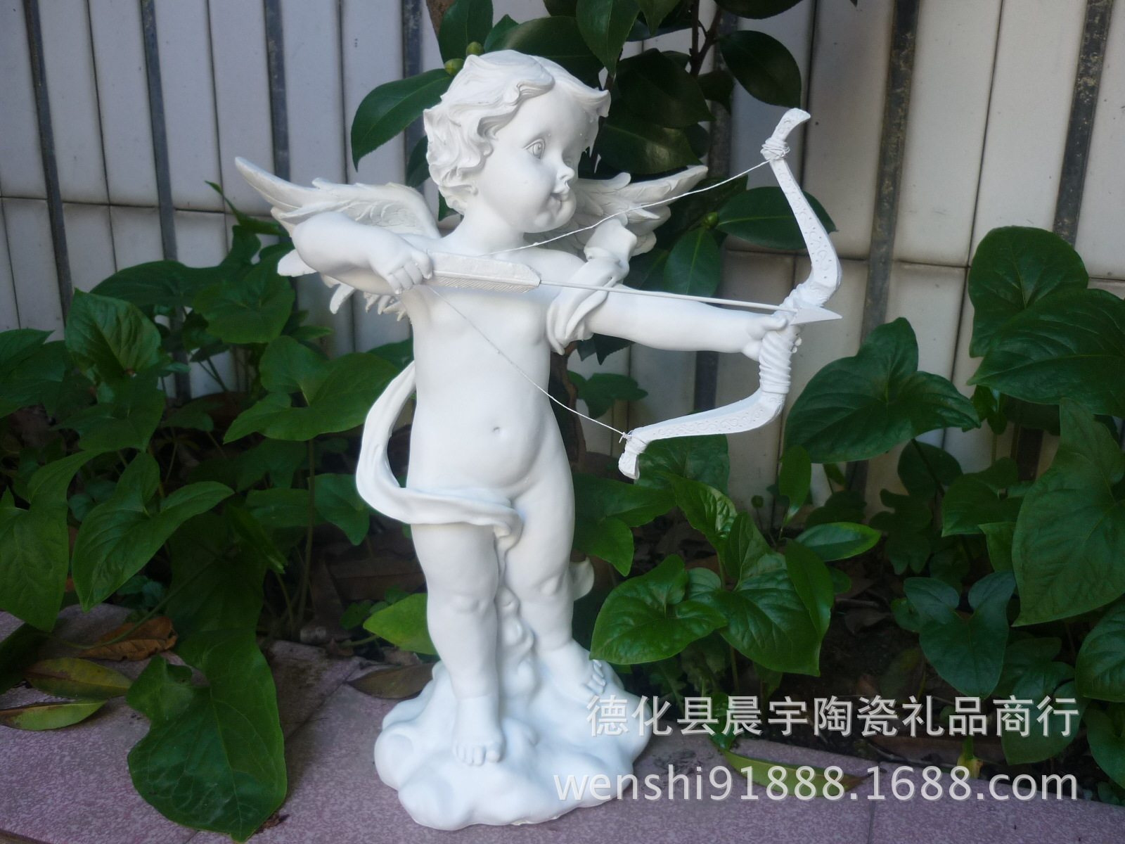 厂家直销创意混批树脂工艺品天使丘比特摆设酒店客厅装饰品A3861