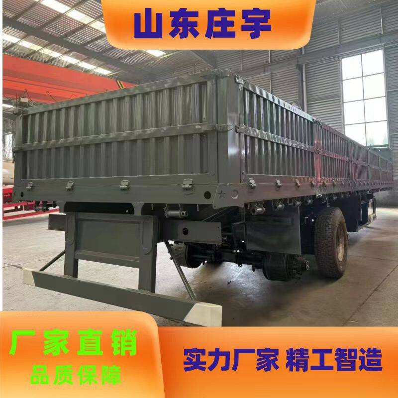 出口自卸半挂车13米侧翻自卸半挂车普货两用自卸半挂车后翻半挂车