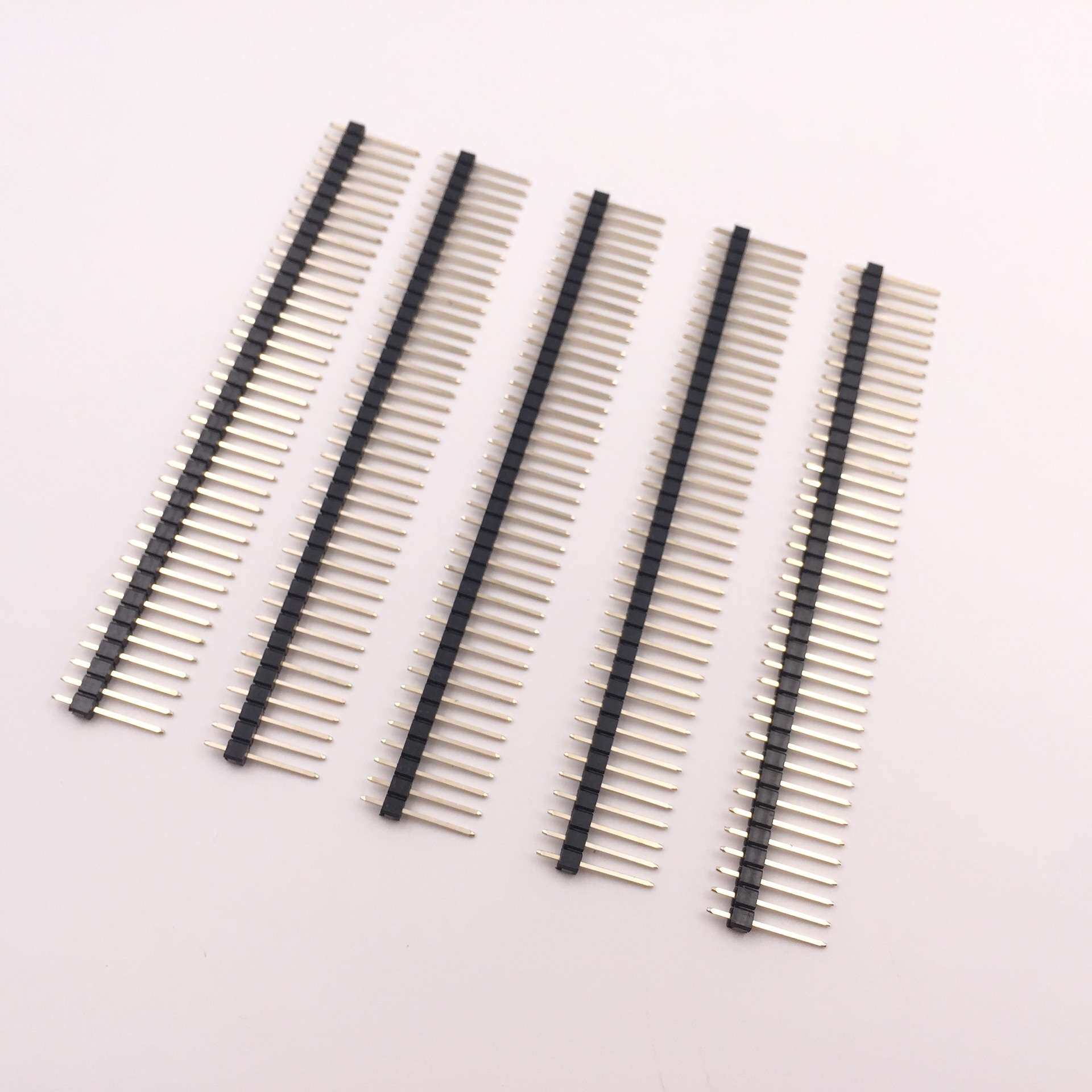 2.54mm单排排针1*40P，针长15mm加长排针排母1×40P 直插DIP 热卖
