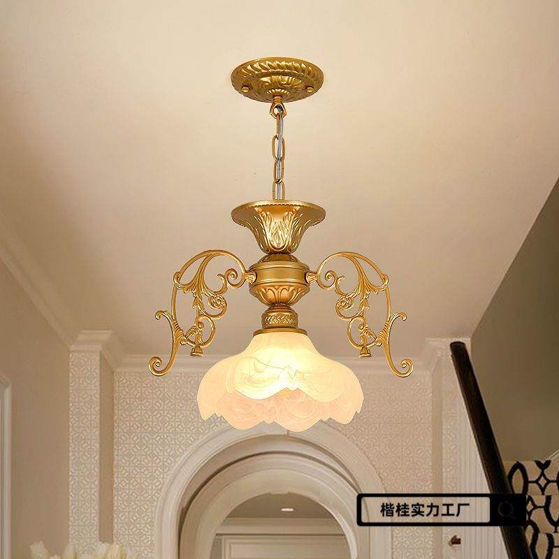 北欧现代简约餐厅桌过道单头小吊灯饭厅灯创意吧台个性楼梯灯具饰