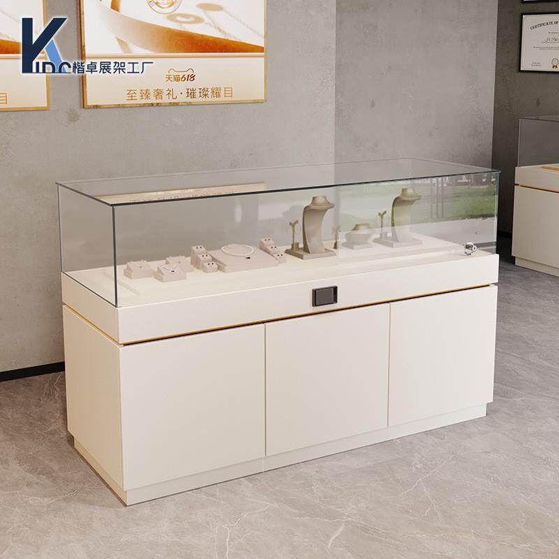 博物馆展柜瓷器精品木质展示柜古董珠宝首饰玻璃柜台产品展览柜台