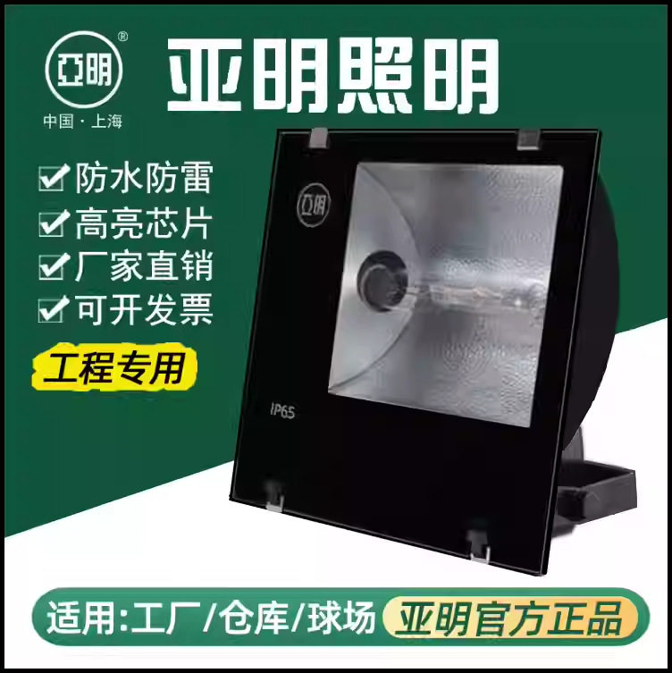 上海亚明TG168250W400W1000W户外投光灯大功率金卤灯
