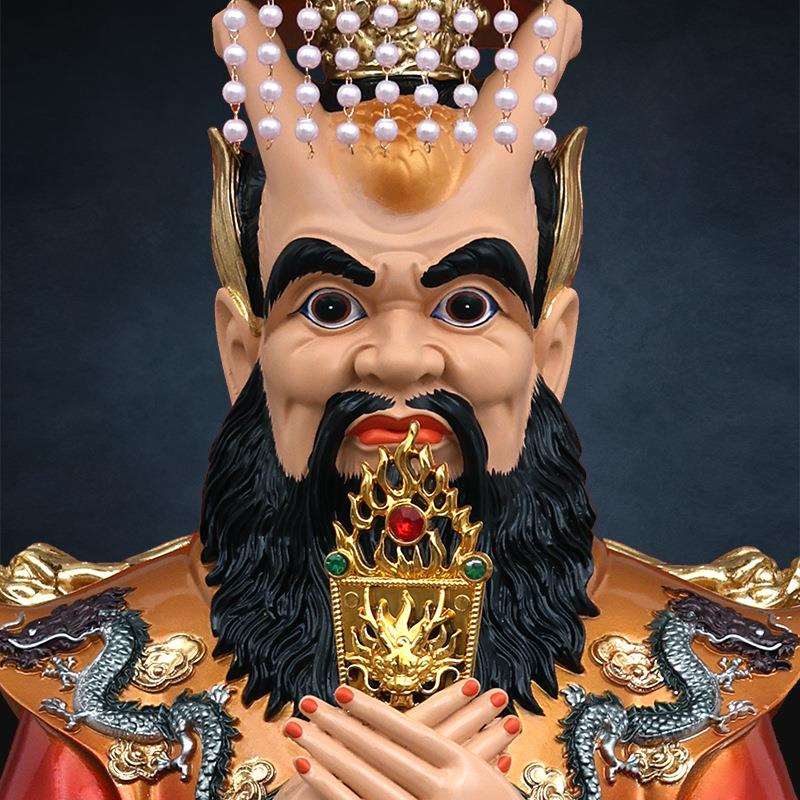 四海龙王神像树脂供奉家用东西南北海龙王爷像摆件风调雨顺摆件