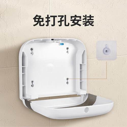 瑞沃商用酒店擦手纸巾盒卫生间壁挂式纸巾架厨房纸盒卫生间抽纸盒