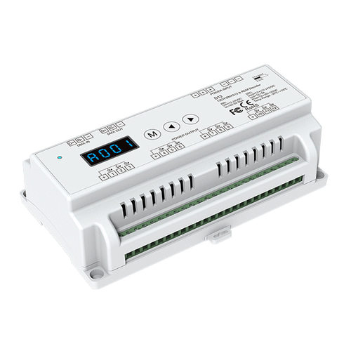 D12 12通道恒压DMX512/RDM解码器12-24V 60A数码显示 CE FCC认证