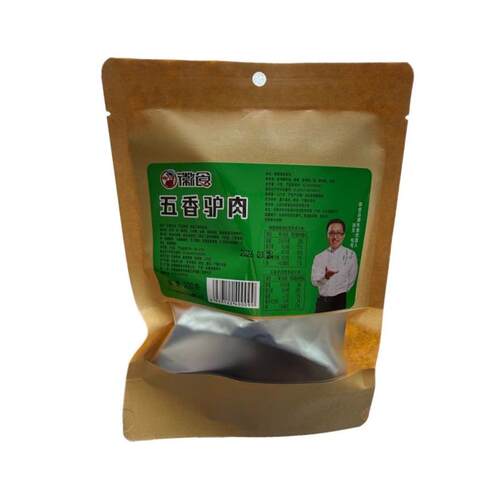 五香驴肉熟食真空装火烧酱