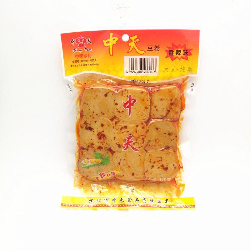 中天豆干豆卷豆条香辣味15图片