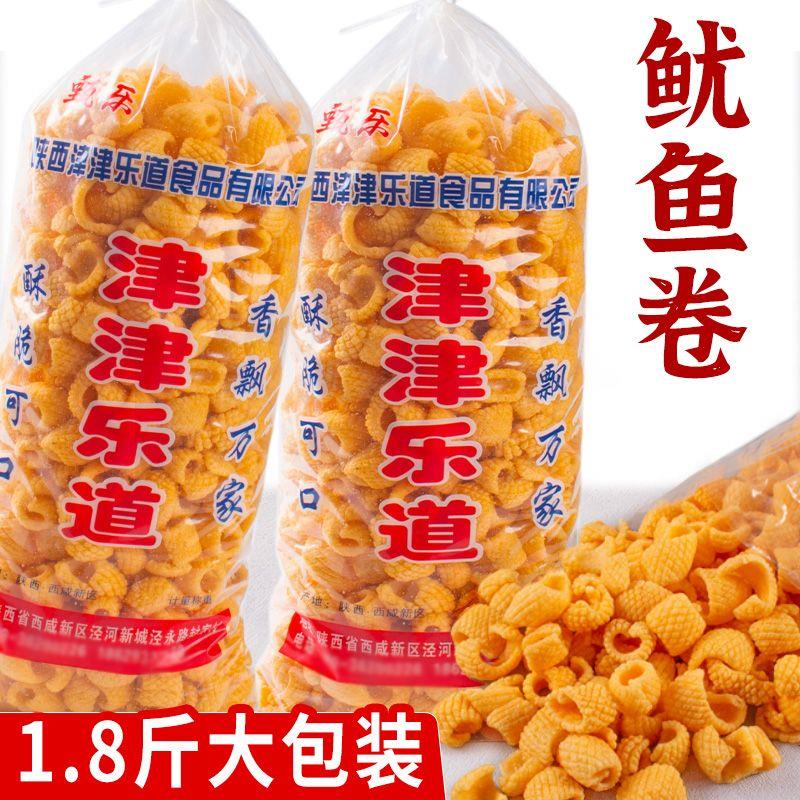 鱿鱼卷加力加膨化食品薯条图片