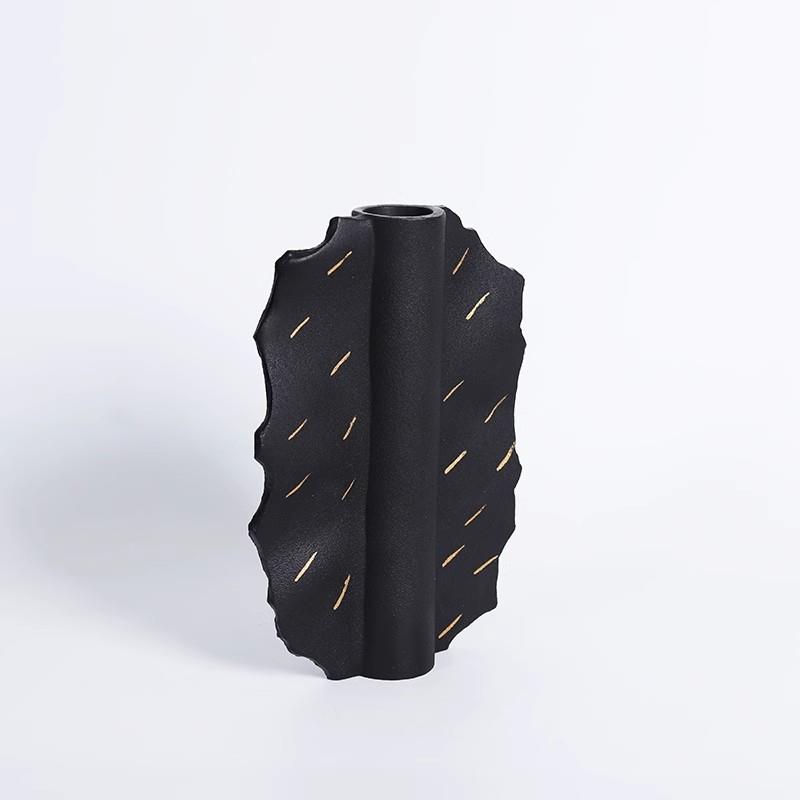 现代简约不规则流星雨花瓶家居创意摆件茶几电视柜样板间桌面软装