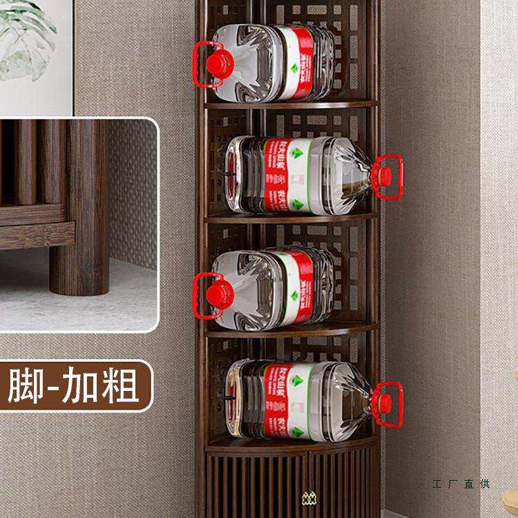 角柜墙角柜子储物柜展柜卧室转角柜落地实木收纳柜客厅转角置物架