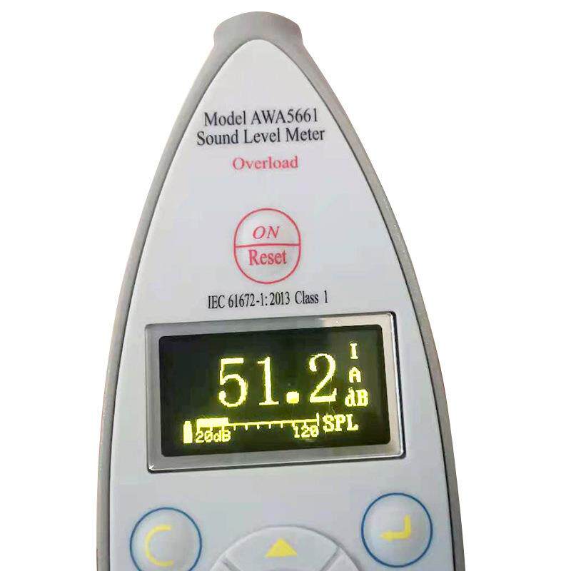 杭州爱华声级计AWA5661数字噪音计25-140噪声振动测量脉冲噪声计