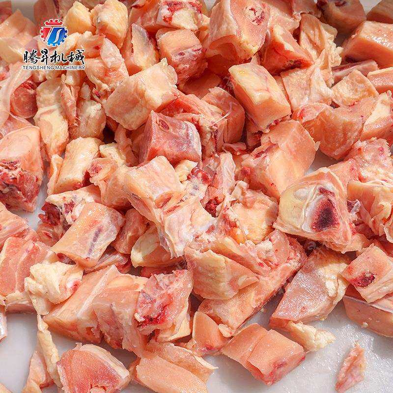 全自动冻肉鲜肉切丁机 冻猪肉切丁机 鸡肉牛肉切丁机设备