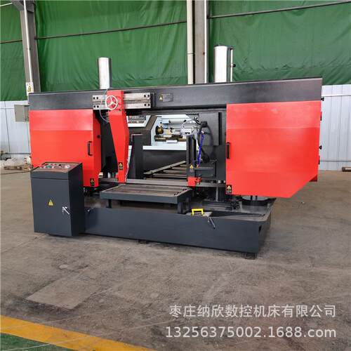 GB4280双立柱结构式金属带锯床 钢筋自动切割 按钮控制升降