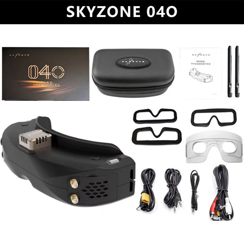 Skyzone 04X PRO眼镜04O V2穿越机FPV航模接收机模拟高清图传视频